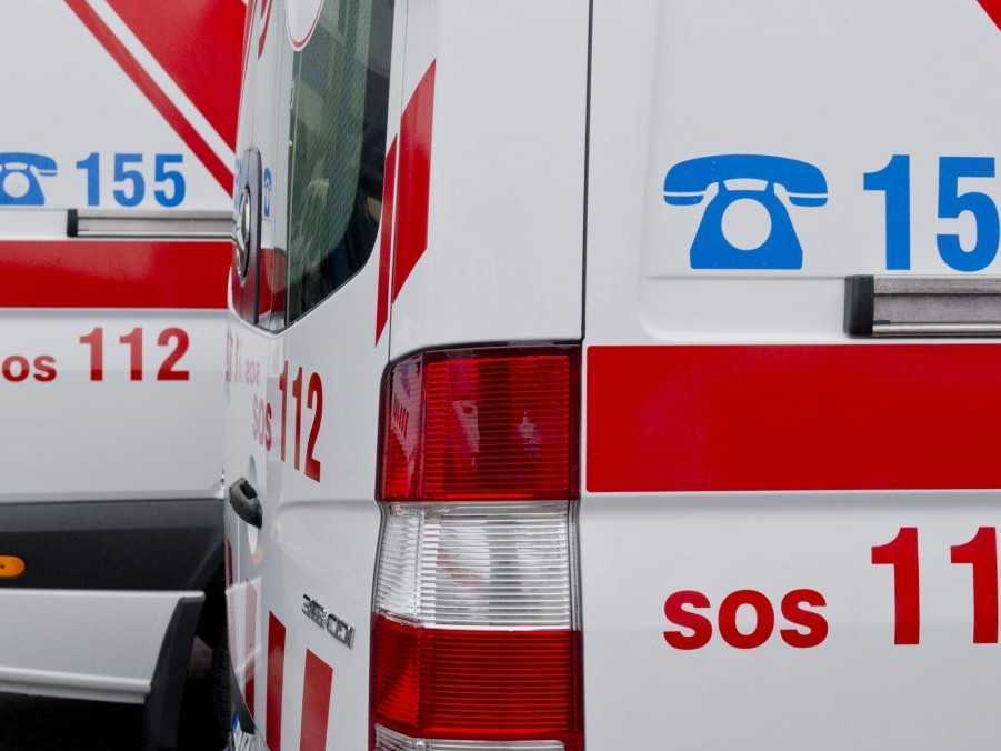 Na ilustračnej snímke sanitky.