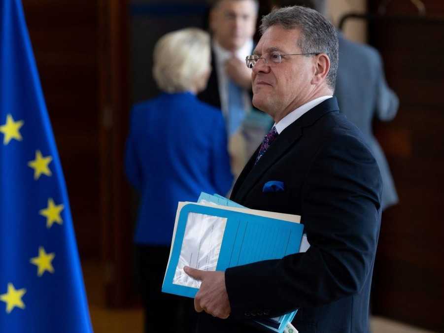 Na snímke Maroš Šefčovič.