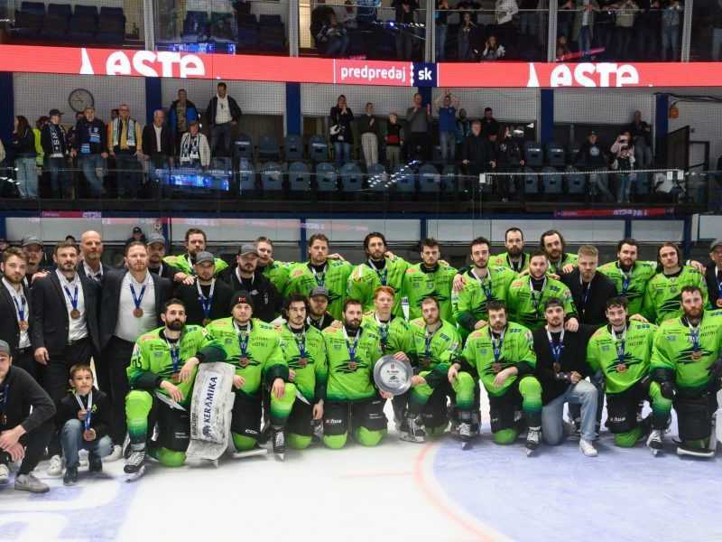 Vlci Žilina hokej extraliga bronz