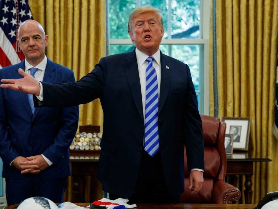 Na snímke Donald Trump.