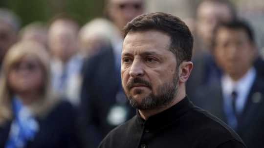 Ukrajinský prezident Volodymyr Zelenskyj.