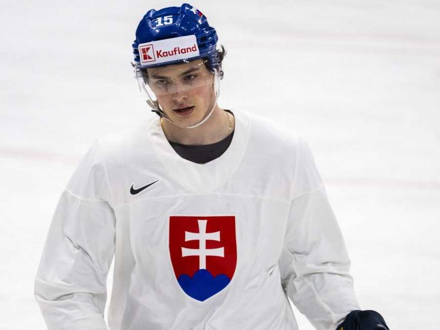 Na snímke hokejový reprezentant SR Dalibor Dvorský.