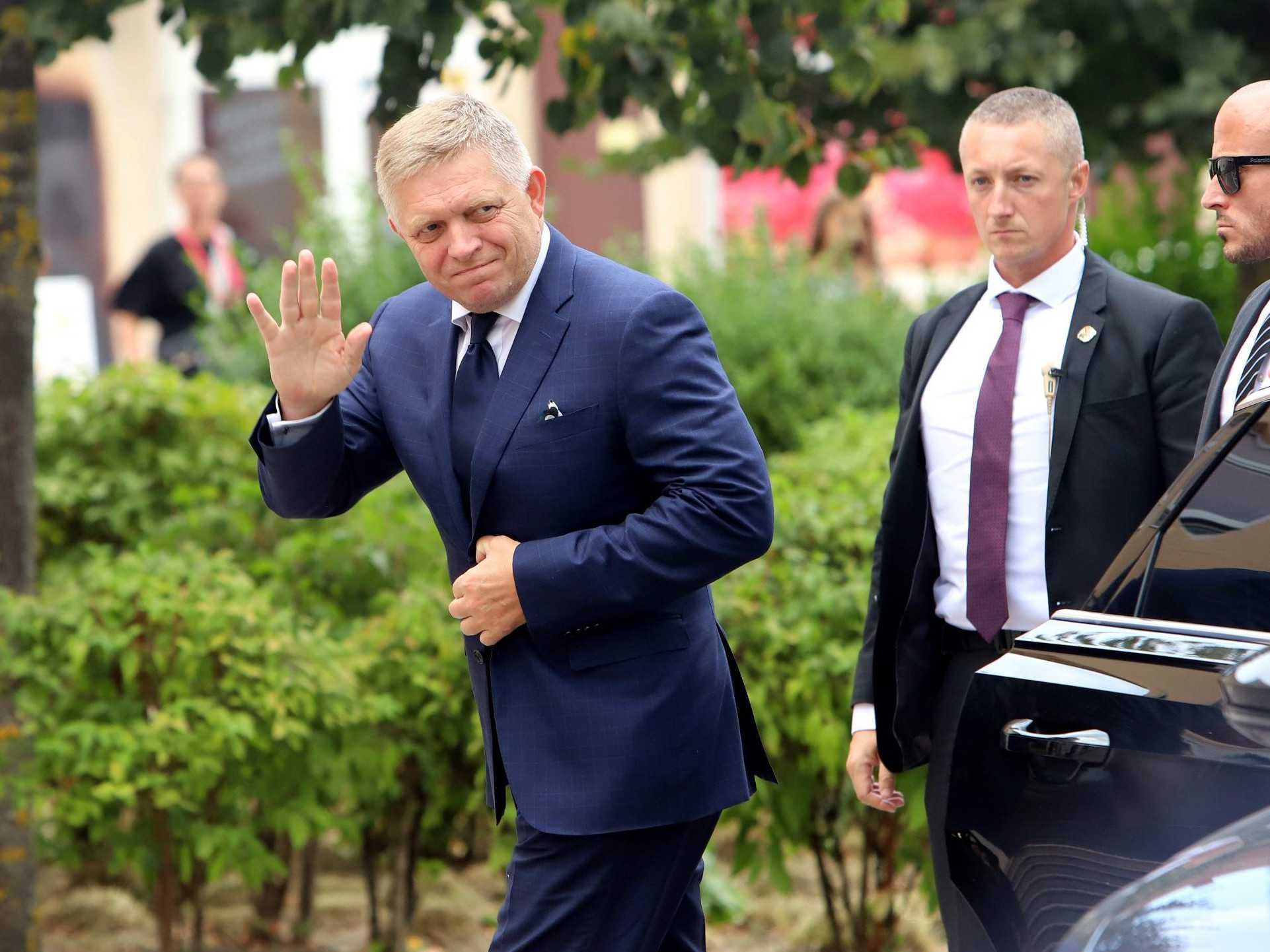 Predseda vlády SR Robert Fico v Handlovej.