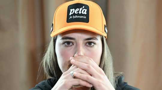 Na snímke slovenská lyžiarka Petra Vlhová.