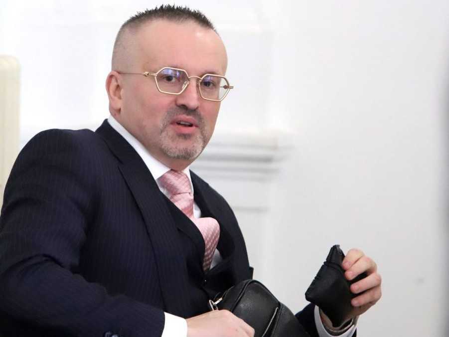 V. Pčolinský počas súdneho pojednávania vo februári 2025.