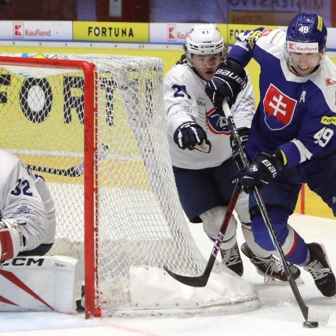 Slováci sa na svetový šampionát naladili vysokým víťazstvom. Sýkora s najrýchlejším hetrikom v histórii národného tímu