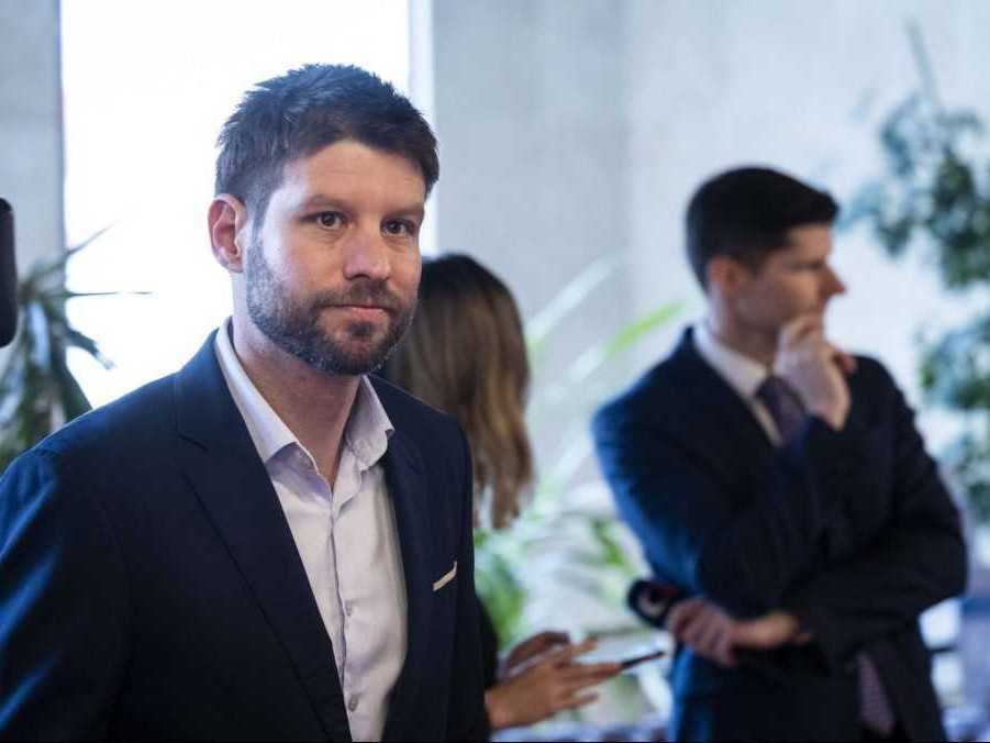 Na snímke poslanec NR SR Michal Šimečka (Progresívne Slovensko).