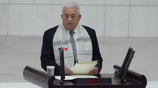 Palestínsky prezident Mahmúd Abbás