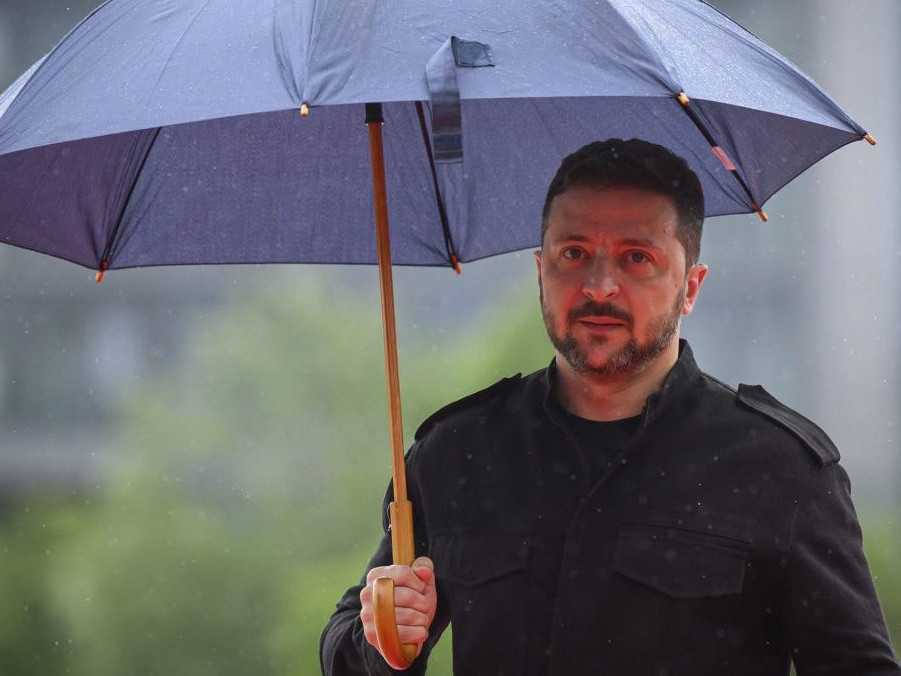 Ukrajinský prezident Volodymyr Zelenskyj.