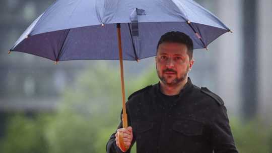 Ukrajinský prezident Volodymyr Zelenskyj.