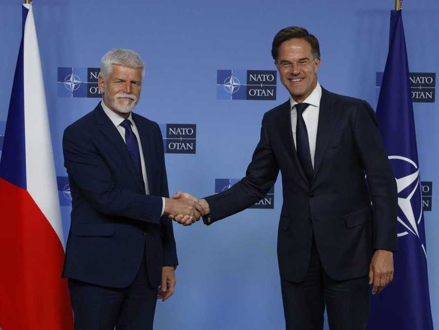 Mark Rutte a Petr Pavel