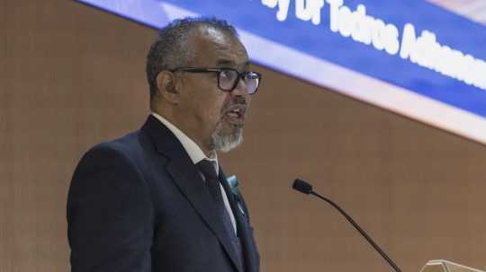 Generálny riaditeľ Svetovej zdravotníckej organizácie (WHO) Tedros Adhanom Ghebreyesus.