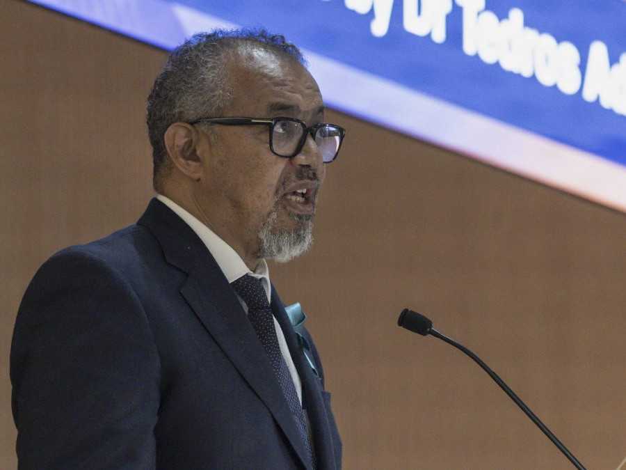 Generálny riaditeľ Svetovej zdravotníckej organizácie (WHO) Tedros Adhanom Ghebreyesus.