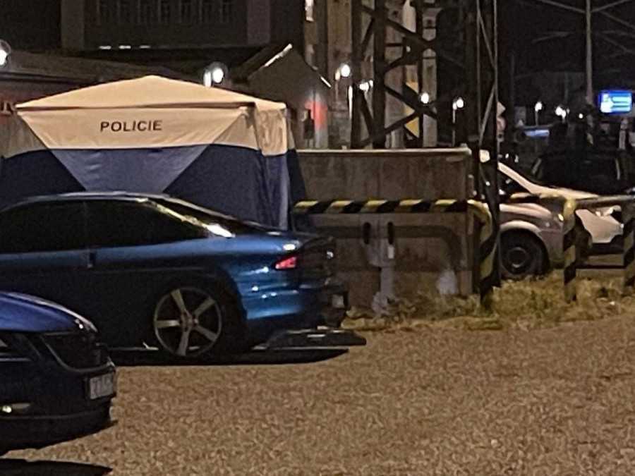 Na snímke miesto činu - okolie železničnej stanice v meste Tábor na južných Čechách.