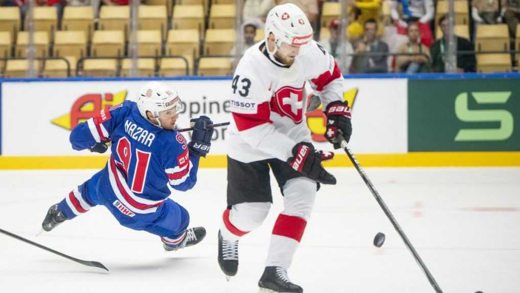 Švajčiari pripravili Američanom prvú prehru na šampionáte, brankár Genoni s čistým kontom