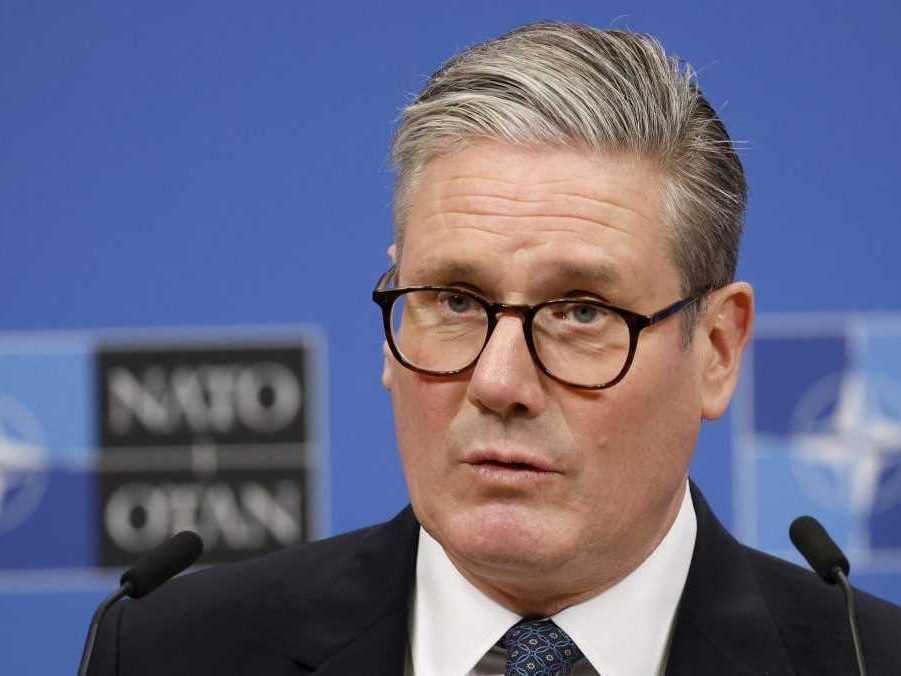 Britský premiér Keir Starmer.