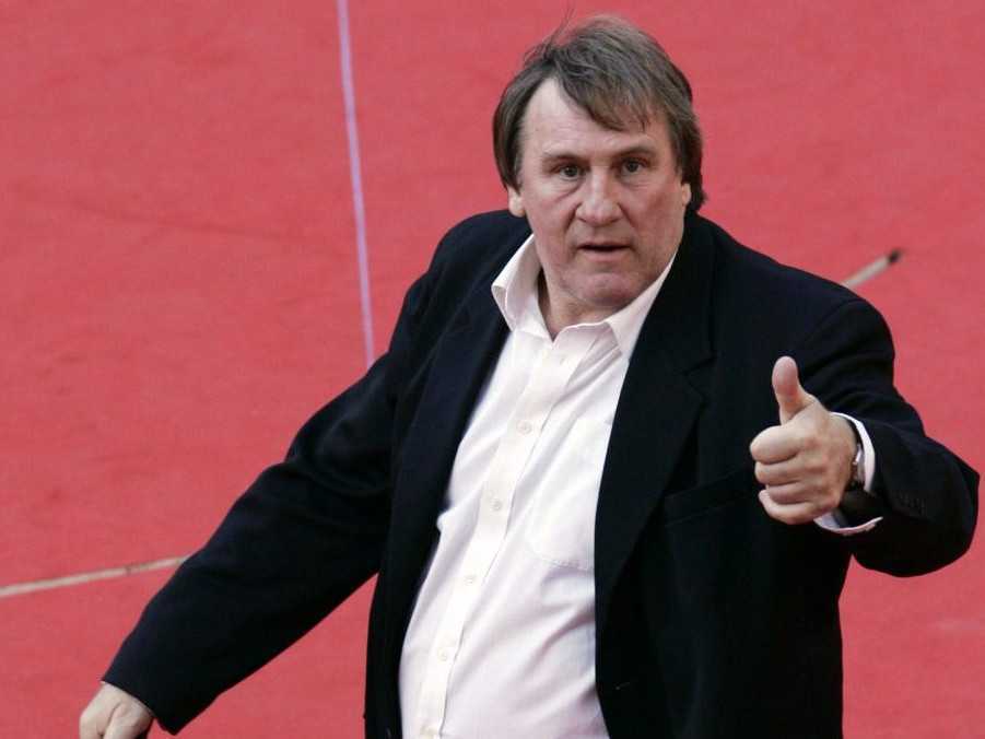 Na archívnej snímke Gérard Depardieu.