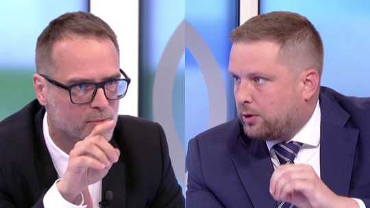 Poslanec Tomáš Szalay (vľavo) z SaS a minister zdravotníctva za Hlas-SD Kamil Šaško.