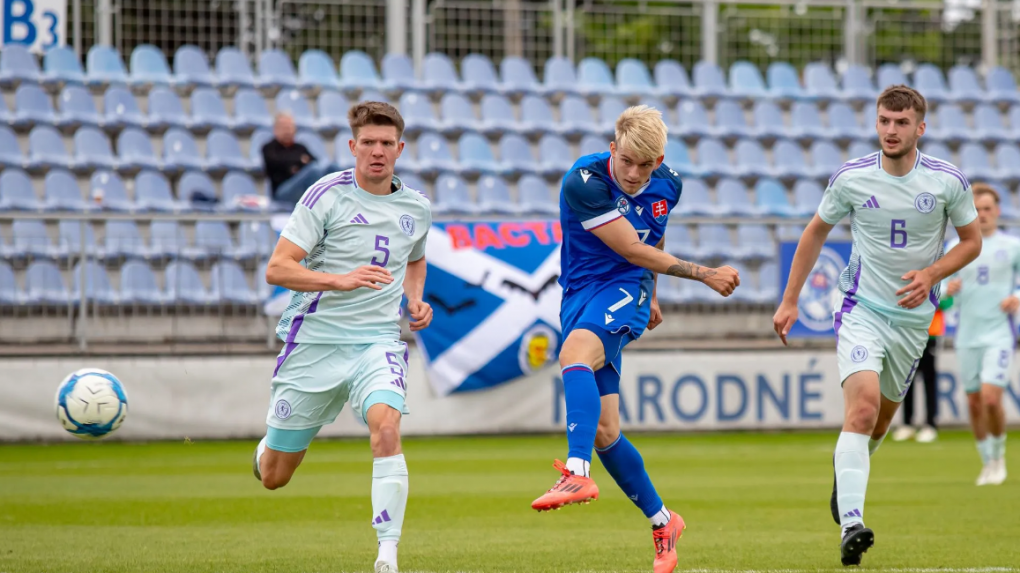 Slovenský futbalový výber do 20 rokov zdolal v príprave rovesníkov zo Škótska 2:1