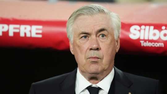 Tréner Realu Madrid Carlo Ancelotti.