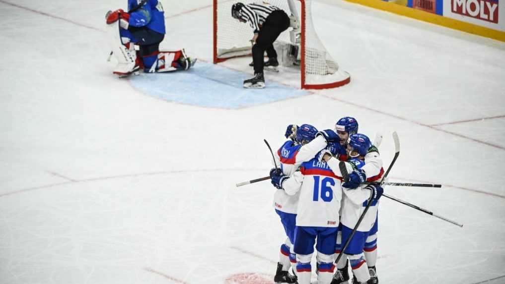 MS v hokeji 2025: Slováci oslavujú prvé víťazstvo na šampionáte. Slovinci v závere ešte hrýzli