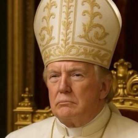 D. Trump zdieľal obrázok seba samého ako pápeža. Kritici to označili za prejav arogancie