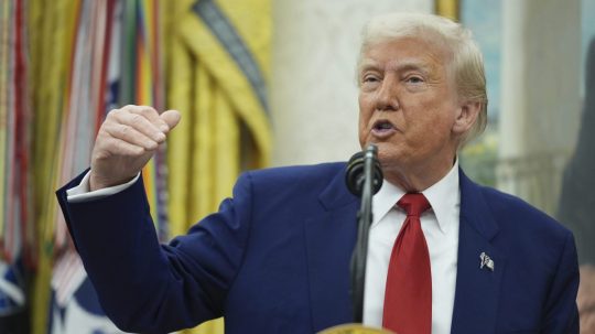Na snímke Donald Trump.