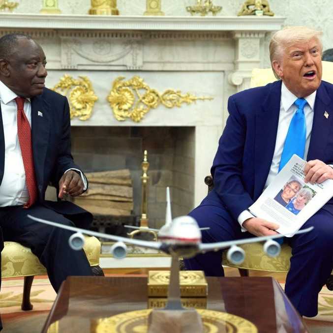 D. Trump na stretnutí s prezidentom C. Ramaphosom povedal, že v JAR dochádza ku genocíde belochov