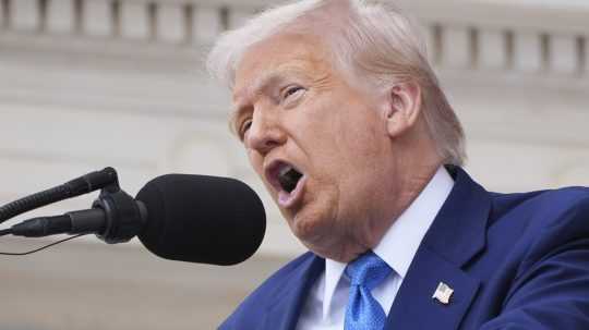 Na snímke je prezident USA Donald Trump.