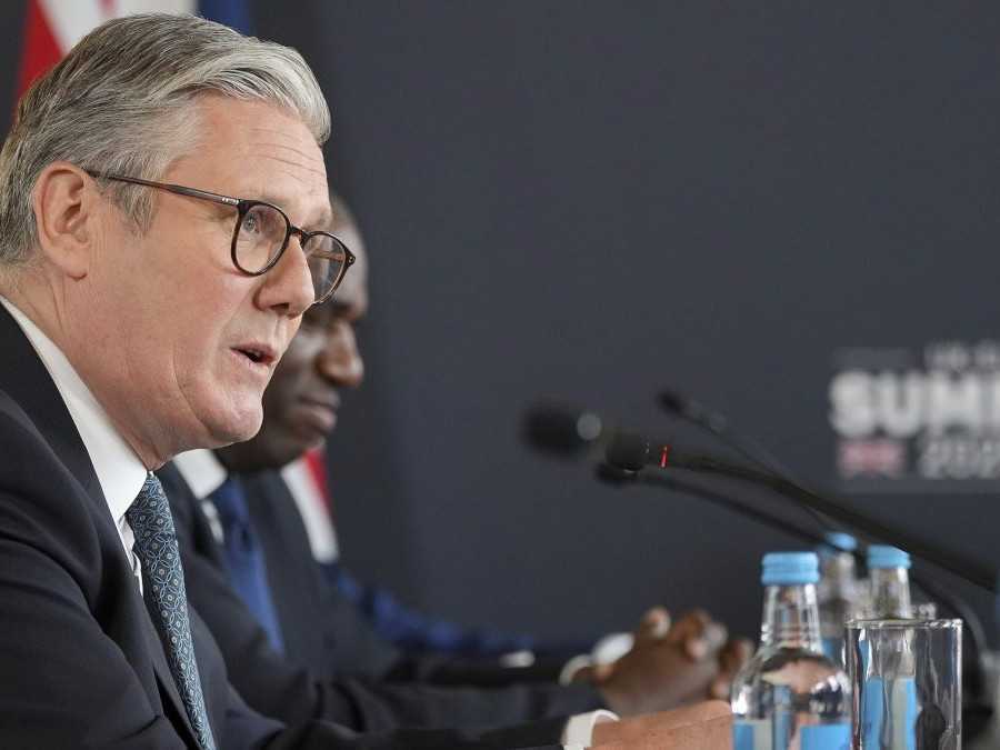 Britský premiér Kier Starmer.