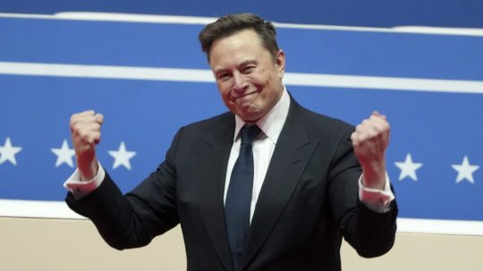 Na snímke Elon Musk.