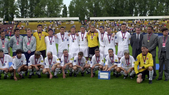 Slovenskí futbalisti do 21 rokov skončili na majstrovstvách Európy 2000 na štvrtom mieste.