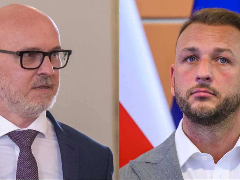 Zľava Branislav Gröhling a Matúš Šutaj Eštok.