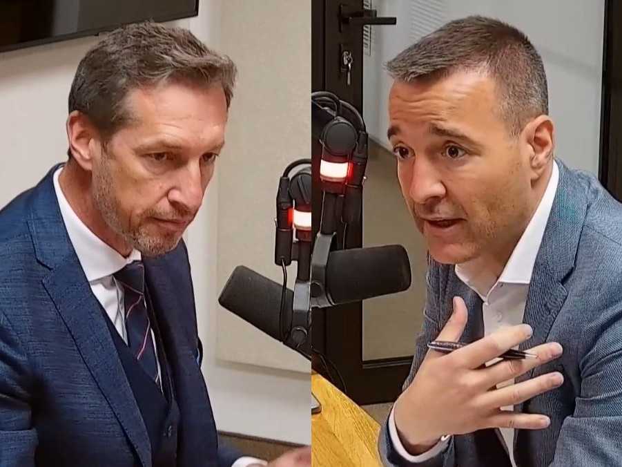 Milan Majerský a Tomáš Drucker v Sobotných dialógoch.