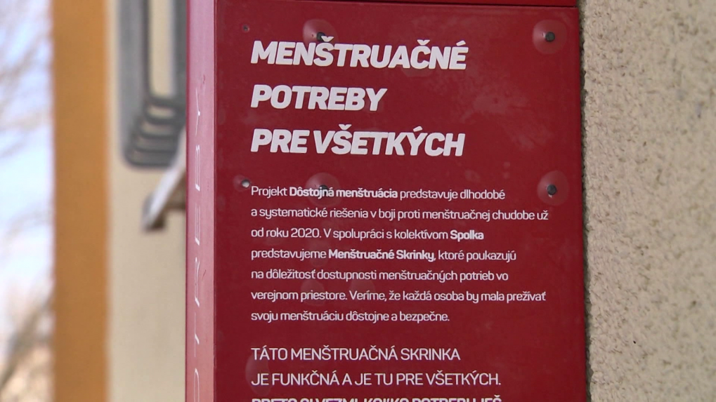 Menštruačná skrinka.