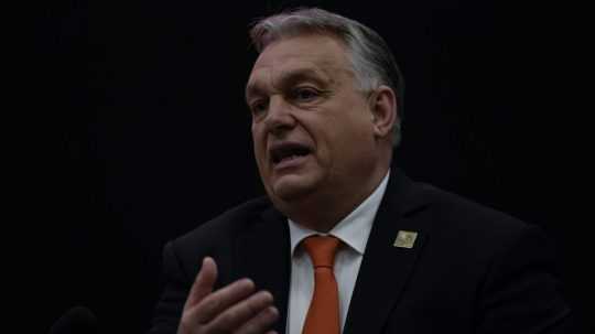 Na snímke maďarský premiér Viktor Orbán.