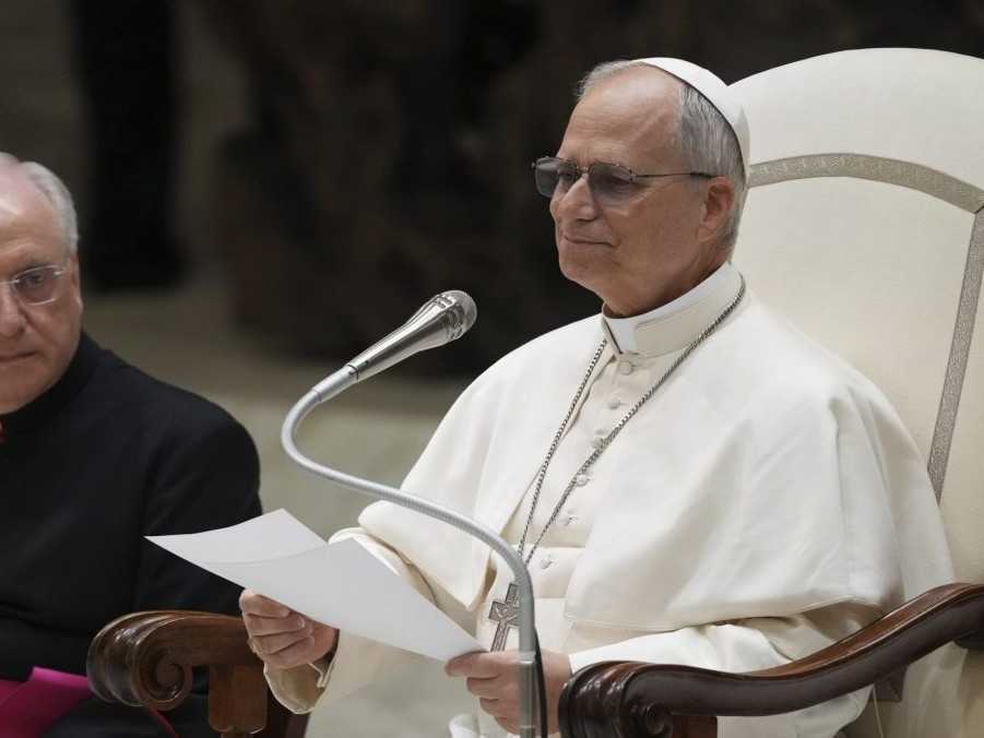 Na snímke pápež Lev XIV.