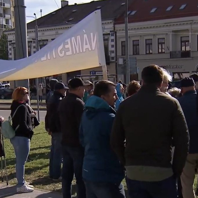 Košičania protestovali proti výstavbe apartmánového domu v meste, developer hovorí o zbytočných obavách