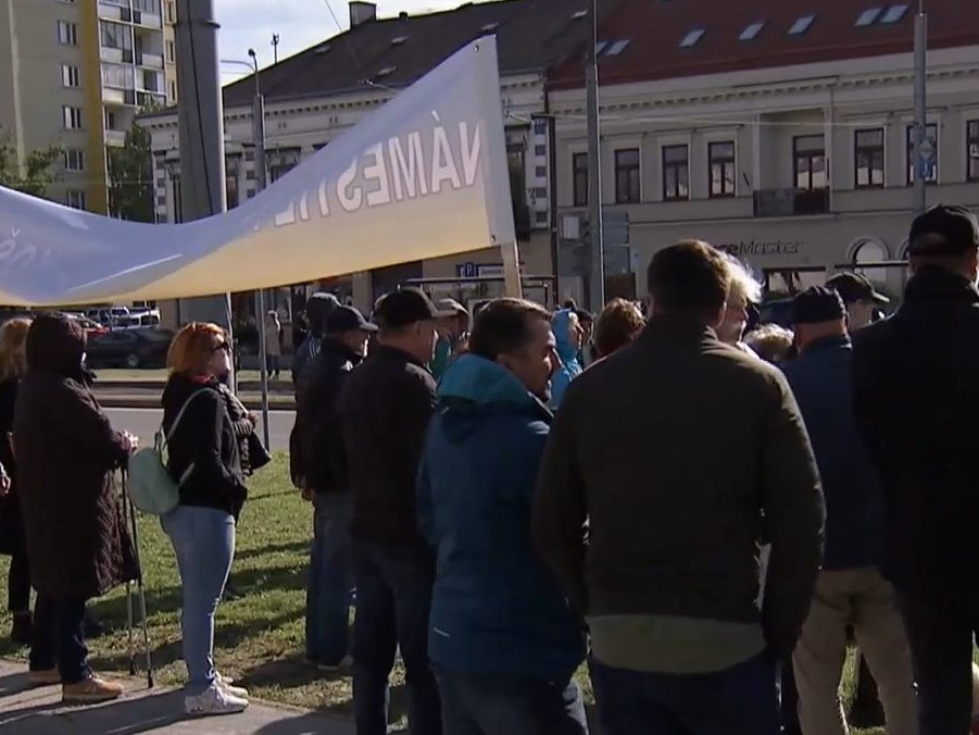 Košičania protestovali proti výstavbe apartmánového domu v meste, developer hovorí o zbytočných obavách
