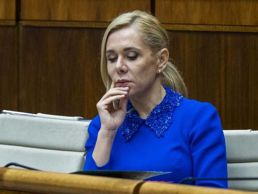 Na snímke ministerka hospodárstva SR Denisa Saková z Hlasu Sociálnej demokracie.