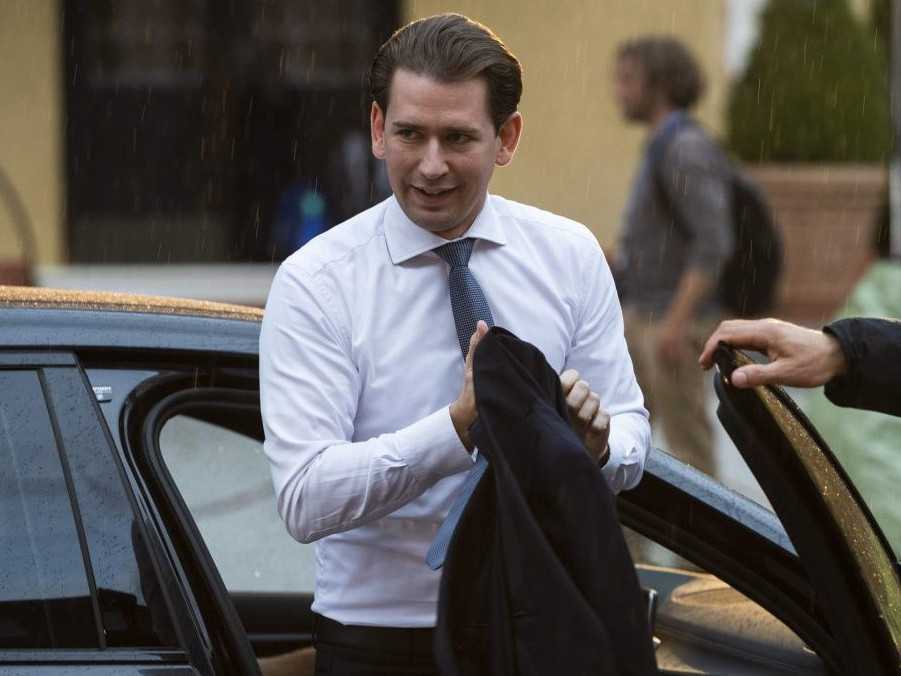 Na snímke Sebastian Kurz.