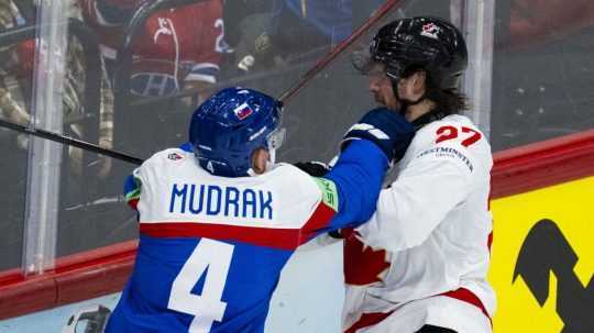 Dávid Mudrák (Slovensko) a Barett Hayton (Kanada)