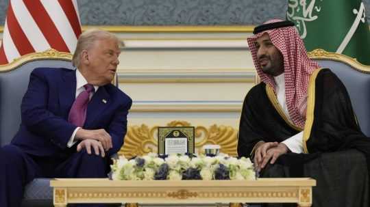 Donald Trump a Muhammad bin Salmán