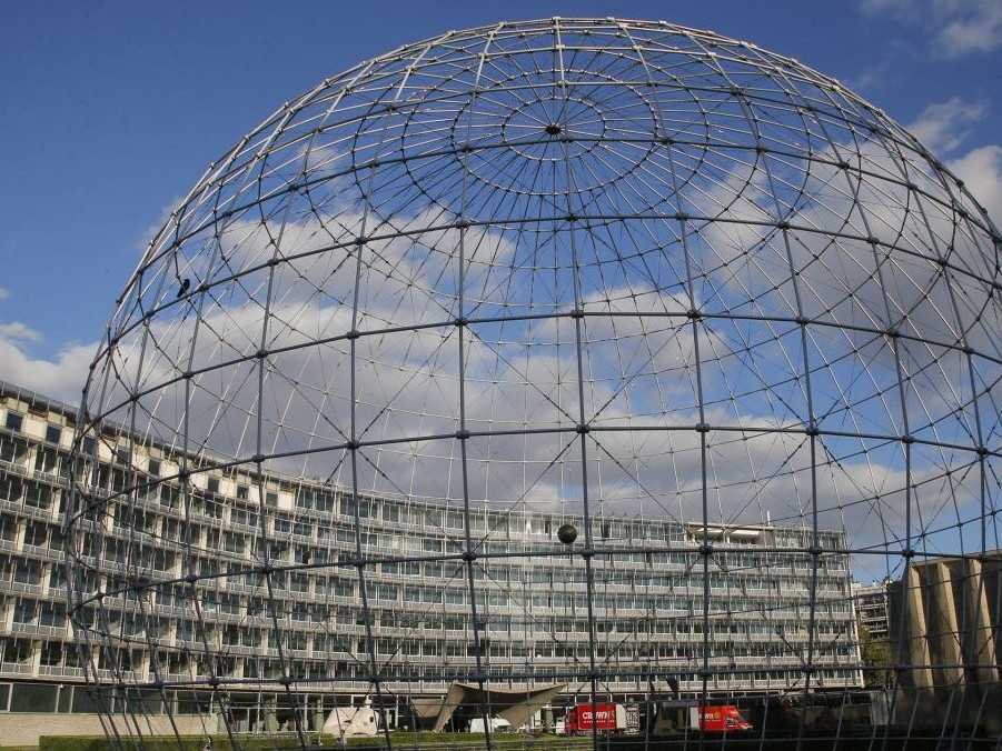 Hlavná budova UNESCO v Paríži.