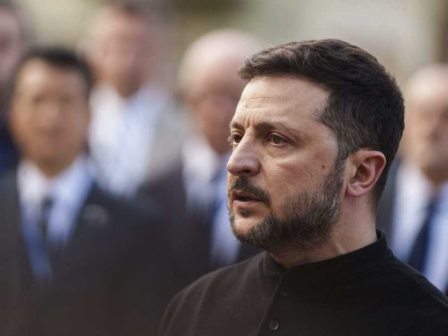 Ukrajinský prezident Volodymyr Zelenskyj.