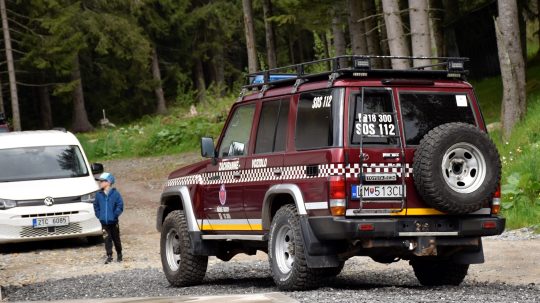 Na snímke vozidlo Horskej záchrannej služby.