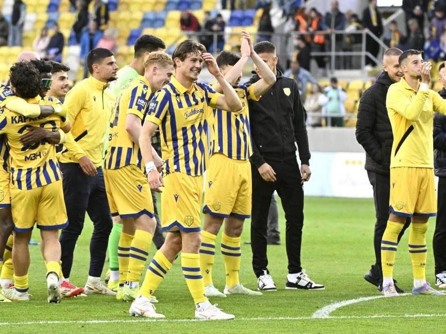 Futbalisti Dunajskej Stredy.