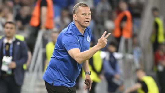 Tréner Slovenska Jaroslav Kentoš.