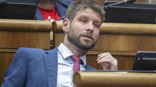 Líder Progresívneho Slovenska Michal Šimečka.
