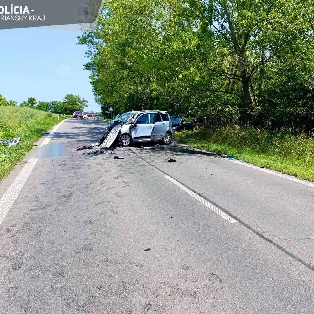 Vodič, ktorý unikal pred políciou, vrazil do protiidúceho auta. Dvaja ľudia v ňom nehodu neprežili